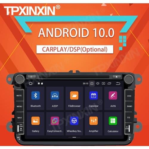 4+64GFor VW Golf Polo Tiguan Passat b7 b6 Leon Skoda Octavia Android Car Tape Recorder Multimedia Player GPS Nacigation HeadUnit