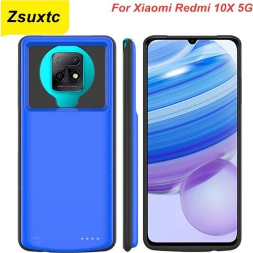 10000 Mah For Xiaomi Redmi 10X 5G Battery Case Reimi 10X Battery Charger Case Power Bank For Xiaomi Reimi 10X Battery Case