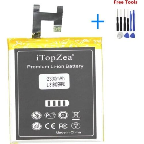 ITopZea 1x 2330mAh /8.7Wh LIS1502ERPC M2 Aqua Replacement Battery For Xperia Z L36H lt36h L36i SO-02E C6603 c6602+ Tool