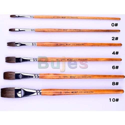 Watercolor pen sable hair flat head watercolor brush special paint brush for beginners Watercolor gouache propylene art supplies
