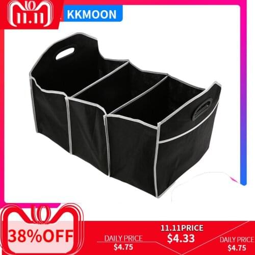 KKMOON High Capacity Car Multi-Pocket Folding Storage Bag Trunk Stowing & Tidying Organizer Bags for tesla model s/x