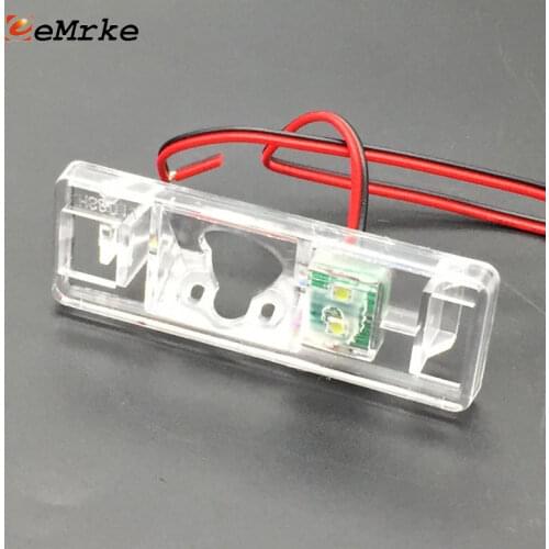 EEMRKE Car Camera Bracket Mount License Plate Lights Housing for Geely Emgrand 8 EC8 EC825 / Englon SC5-RV SX5 GC5 Lifan 520