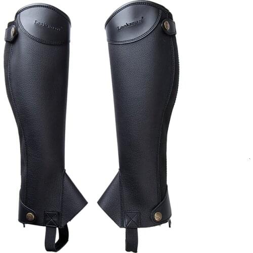 Equestrian Leggings Microfiber PU Horse Riding Boots Cover Adults Children Leg-protector Paarden Equitation Equipement Cheval