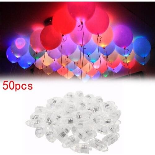 Newest DIY Colorful LED Lamp Lights Balloons For Paper Lantern Balloon Birthday Christmas