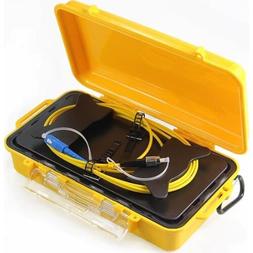 OTDR Launch Cable Box Fiber Optic Extension OTDR Dead Zone Eliminator 1km SM FC/UPC-SC/UPC