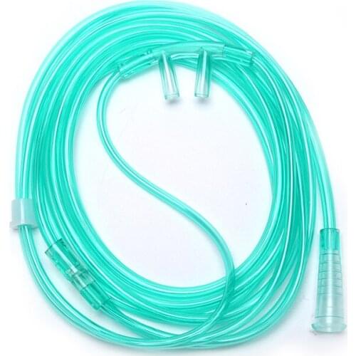 1.8m/2.5m Clear Aquarium Oxygen Pump Hose Air Bubble Stone Aquarium Fish Tank Pond Pump Tube White Green Color Nasal oxygen Tube