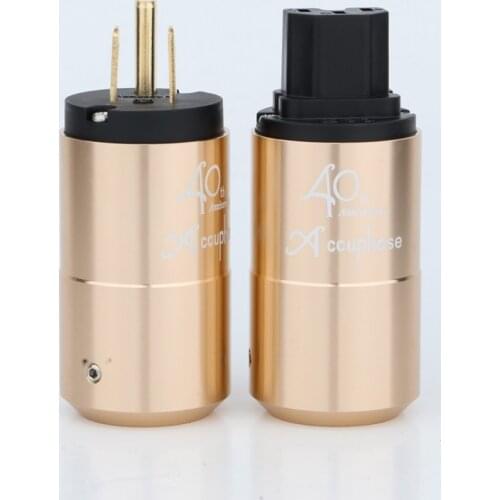 Accuphase 40th US AU EU Schuko Power plug IEC commector For Amplifier CD player DAC power cable