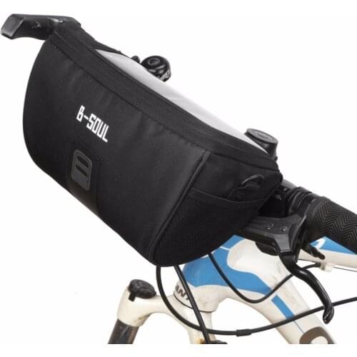 Large Capacity Bicycle Bags Durable Waterproof Tube Handlebar Canvas Bag Outdoor Cycling Equipment Bike Bicycle Front Basket