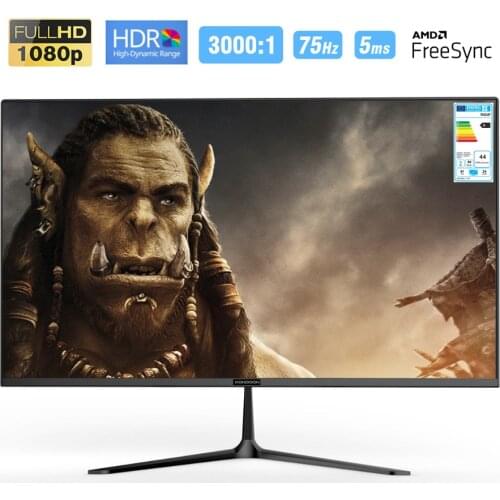 Kondoon RS24F 24inch LED Monitor Gaming PC IPS 75Hz 5ms 1920 x 1080 Full HD AMD FreeSync Built-in Speakers Ultra-Slim
