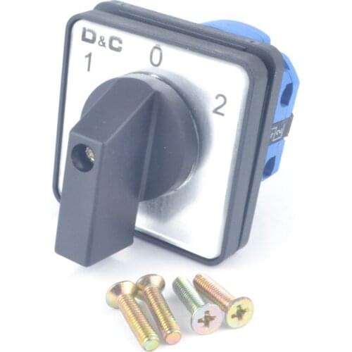 660V 20A Cam Switch 3 Position 1 pole 4 terminals Rotary Switch Changeover Switch