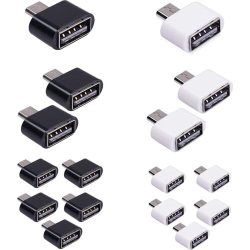 For Android Phone Micro USB Data Cable Adapter USB 2.0 to USB OTG Connector Converter for Android Mobile Phone Mouse Keyboard