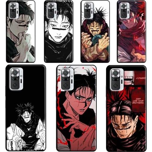 Jujutsu Kaisen Choso Anime For Xiaomi Redmi Note 8 9 Pro Note 10 Pro 8T 9S Case Cover For Redmi 9T 9A 9C 7A 8A K40