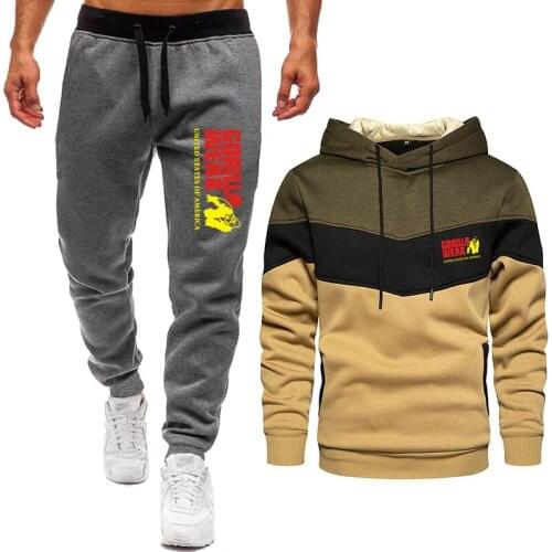 Gorilla man hoodie + Trousers Harajuku sport suit Casual men/women Sport shirt Sport Shirt 2021 brand sport suit