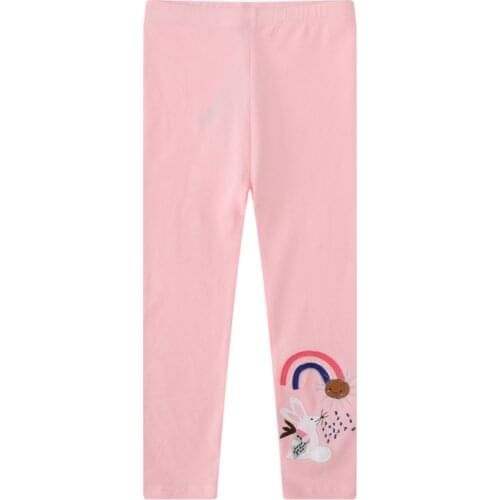 Girl Leggings Trousers Children Spring Autumn Cotton Clothing Girls Cartoons Pictures Pants Kids Leggings Pants For 2-8 Years