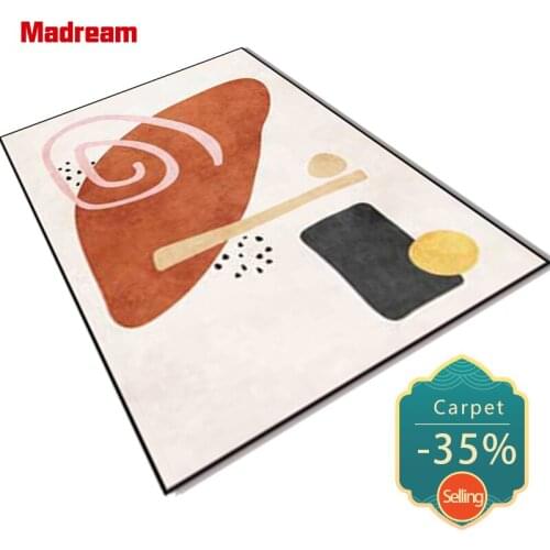 Rugs For Bedroom Modern Abstract Line Art Pattern Carpet Children Room Crawling Floor Mat Rug Nordic Style Living Room Decor Mat