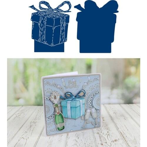 A Gift From Me To You Metal Cutting Dies Scrapbook Diary Decoration Stencil Embossing Template DIY Greeting Card Handmade 2021