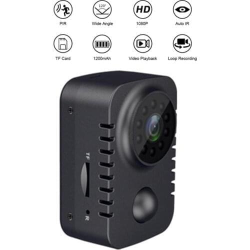 HD Mini Body Camera Wireless 1080P Security Pocket Cameras Motion Activated Small Nanny Cam for Cars Standby PIR Espia Webcam