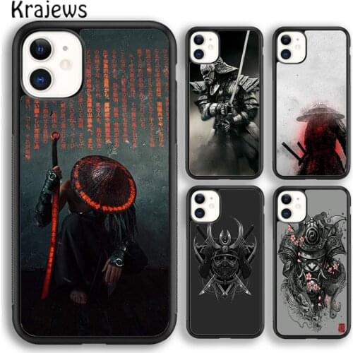 Krajews Aikido Samurai Warrior soft Phone Case Cover For iPhone 5s SE 2020 6s 7 8 plus X XS XR 11 12 mini pro max coque Shell