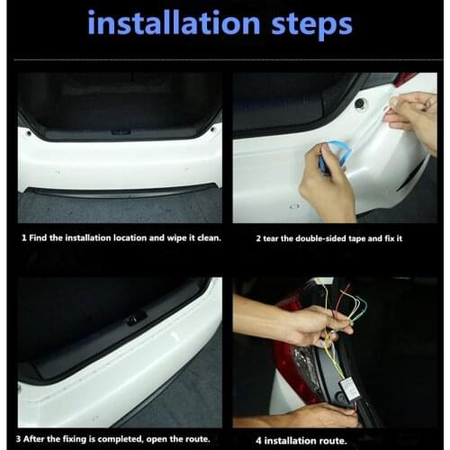 2019 new car style Trunk light sticker for citroen c3 dacia duster nissan qashqai j11 renault alfa romeo mito renault clio 4