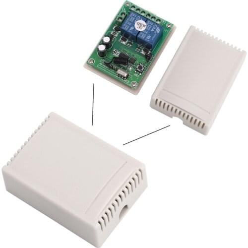 New DC 12V 2 Channel RF 433MHz Wireless Remote Control Switch Relay Receiver Module