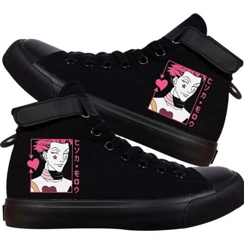 Unisex Anime HUNTER×HUNTER Hisoka Casual Canvas Shoes Flats Plimsolls Sneakers Duck Shoes