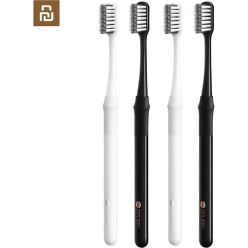 Youpin Doctor B Portable Deep Cleaning Bamboo Toothbrush With Travel Box Dental Care Toothbrush Oral Hygiene Tooth Brush