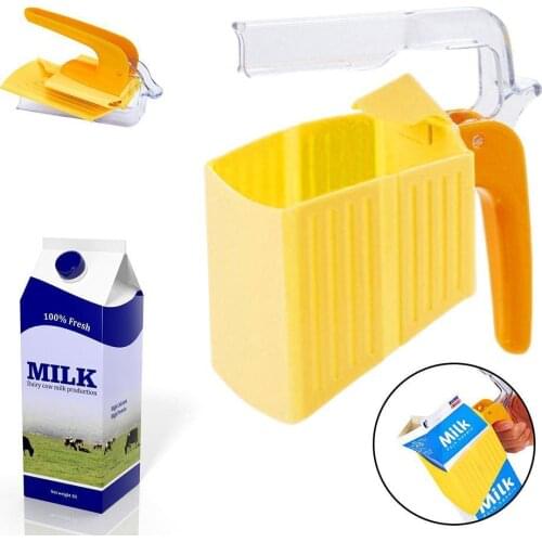 Milk Carton Sealing Clip Portable Large Bottle Juice Clip Fresh-keeping Clip Capper Plastic For Packing Box Sealer Bag Bag Q8U7