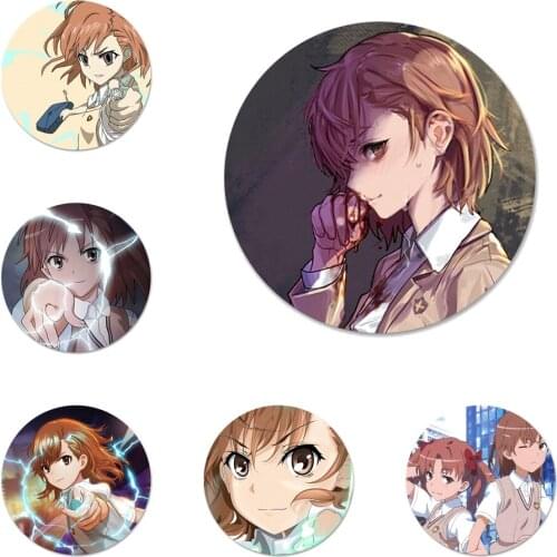 Toaru Kagaku no Railgun S Icons Pins Badge Decoration Brooches Metal Badges For Clothes Backpack Decoration
