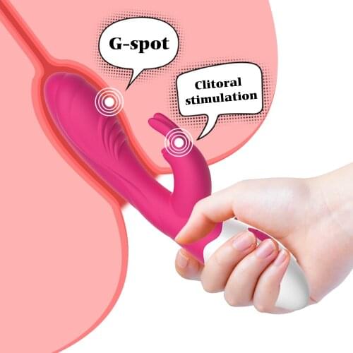 10 Frequency Rabbit Vibrator Soft Dildo Female Masturbation Tool Clitoral Massager G-spot Vagina Stimulator Sex Toys for Couple
