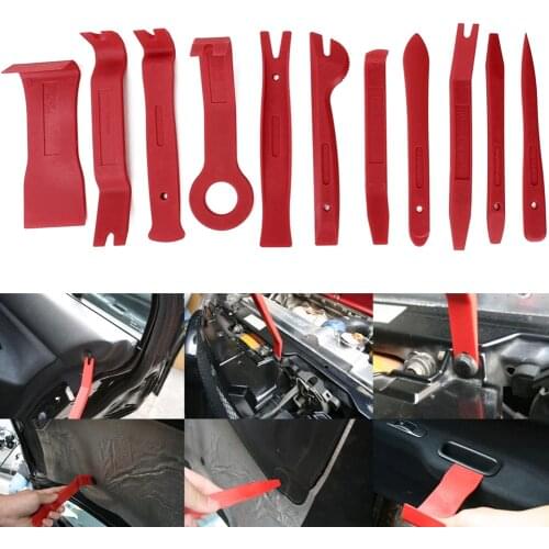 11Pcs Auto Car Stereo Trim Dashboard Interior Door Clip Panel Remover Pry Opening Tool Kit Screwdriver Repair Tool Set