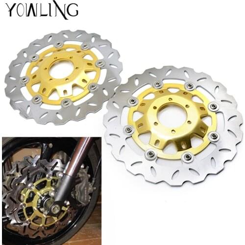 High quality 2 pieces motorcycle Parts Accessories Front Brake Discs Rotor For Honda CB400 VTEC400 1999-2010 CBR250 NC22