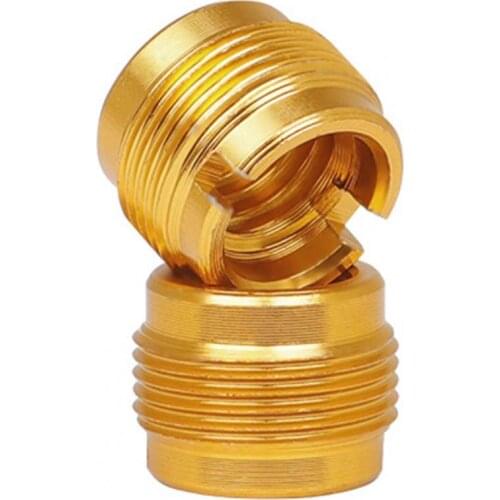 2Pcs Microphone Mic Nut Screw Clip Thread Adaptor 3/8 to 5/8 Connector Bulk