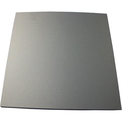 5052 1.0mm Grey Aluminum Plate Laser Cutting Custom Size Sandblast Anodized Surface Black Gold Blue Red Silver Anti-Fingerprint