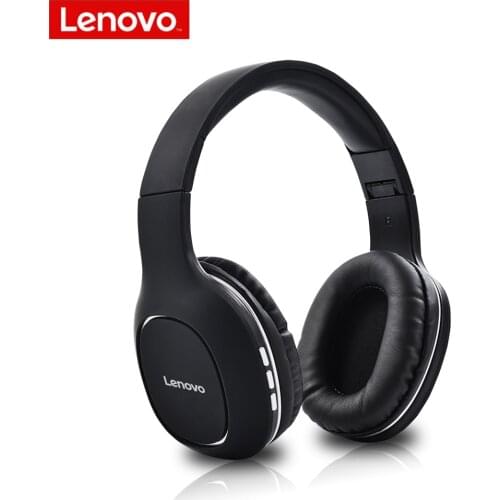 Lenovo HD300 Wireless Bluetooth Headphones Foldable Hifi 3D Deep Bass Earphones with Microphone Gaming Headset For Mobile PC