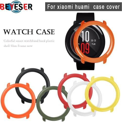 Case for Xiaomi Huami Amazfit Pace Slim Colorful Frame PC Case Cover Protector Shell for Amazfit Pace Smart Watch Case Cover