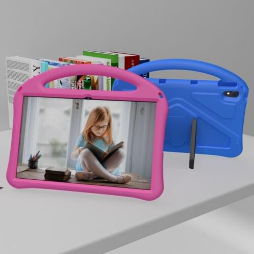 For Lenovo Tab M8 M10 HD FHD Plus E10 P11 4 10 Plus Kids Shock proof Portable Handle Stand Holder Case For TB-X306F capa Fundas