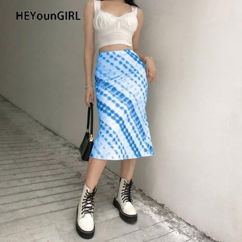 Женские юбки макси Heyoungirl China At AliExpress