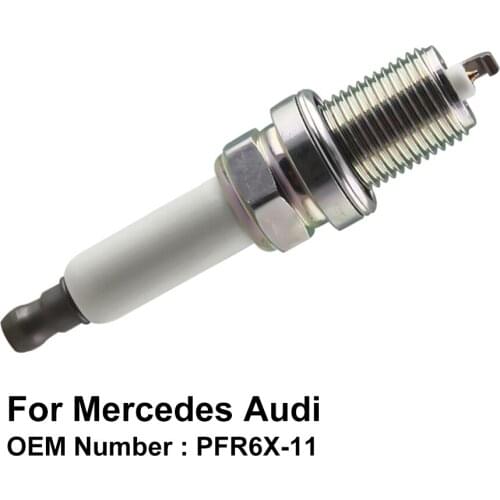 COWTOTAL Iridium Spark Plug PFR6X-11 for Audi A6 A8 Q5 Mercedes CLK240 C240 C280 E240 E280 ML320 S280 Vito ( Pack of 4 )