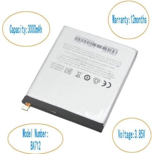 ISkyamS 10pcs/lot 3000mAh BA712 Hight capacity Replacement For Meizu M6s Meilan S6 Mblu S6 M712Q/M/C M712H Mobile Phone Battery