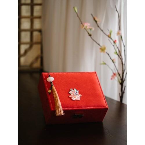 Ring Earrings Necklace Jewelry Bracelet Pearl Case Gift organizer Storage Vintage Box Present Marriage Birthday Engagement