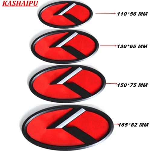 K Flight Logo Sticker Hood Trunk Wheel Cap Horn Badge Emblem For All KIA Sportage Optima Rio Sorento Soul Koup Ceed Cerato K2-K7