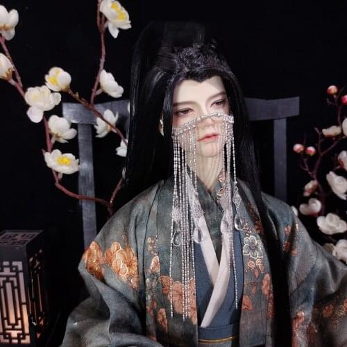 1/3 Scale BJD Doll Ancient Costume Hanfu Head Accessories Headwear Fringed Veil For BJD/SD SD13 Girl SSDF Strong Uncle B0291