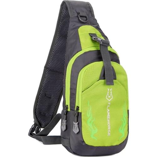 Chest Bag Waterproof Lightweight Men Sling Backpack Chest Crossbody Bag Shoulder Bag Travel Sports Running Cycling Gym Daypack