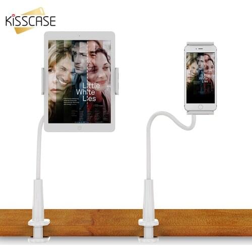 KISSCASE Lazy Tablet Stand Desk Phone Holder For iPhone iPad Long Arm Bed Desktop Holder Table Stand Tablet Mount Laptop Bracket