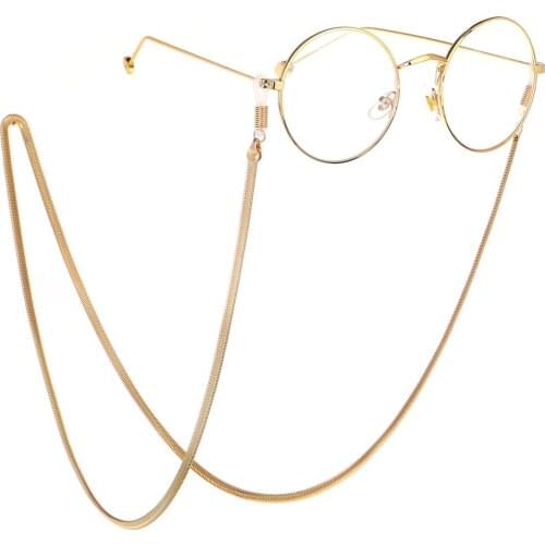 2020 New Fashion Eyeglasses Chain Sunglasses Holders Vintage Snake Chain Cord Lanyard Gold Silver Glasses Chain Neck Strap Rope