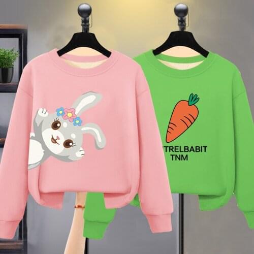 2021 New Warm Children Tops Clothing Casual Cartoon Print Toddler Boy Long Sleeve Shirt Qutumn Winter 3-12T Boys Girls T-shirts