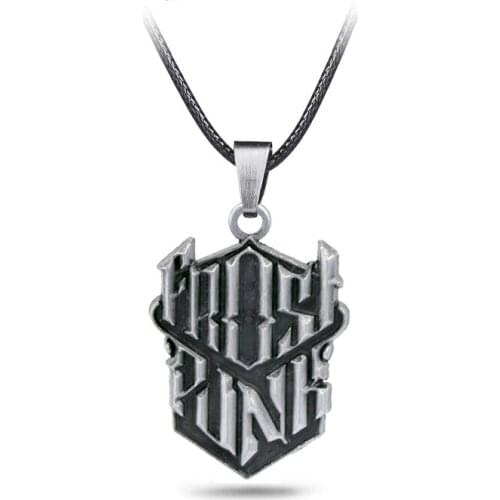 Frostpunk Necklace 2018 New Game Metal Pendant Rope Chain Choker Necklaces Women Men Charm Gifts Games Jewelry
