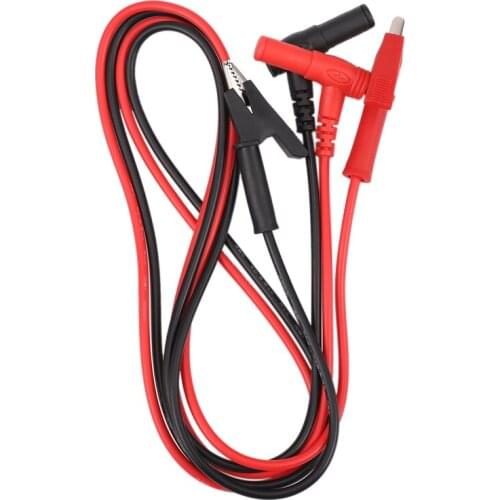 Pair Banana Plug to Alligator Clip Test Lead Crocodile Clip Lab Test Cable with Banana Plug Heavy Duty 1M Long for Multimeter