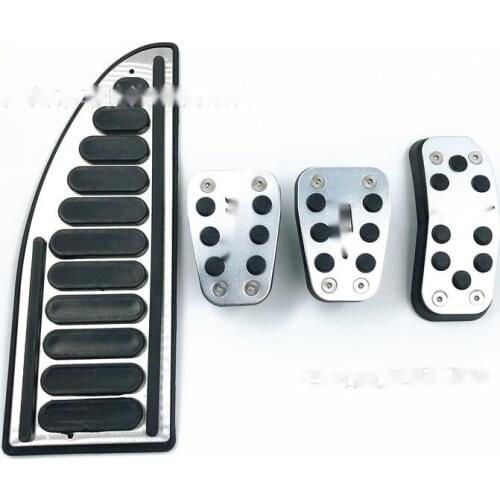 Suitable For Ford Carnival Accelerator Pedal And Non Perforated Aluminum Alloy Anti Slip Accelerator Brake Pedal