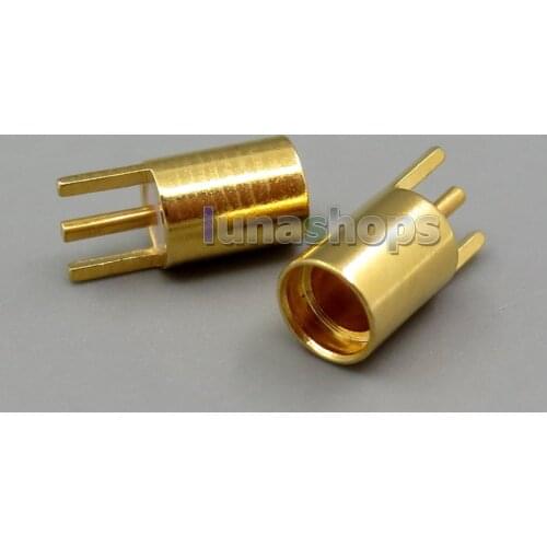 LN005347 Female MMCX Port Socket Earphone Pins Plug wihtou slot For DIY Custom Shure JH Audio westone 1964 ears UE etc